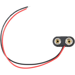 Comfortable BS-ER-1-200 Battery Clip PP3 - Side Entry 200mm