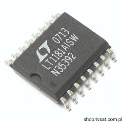 LT1181AISW#TR Dual Tx Rx RS232 SMD-SO16L LT