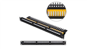 Patchpanel 24 Porty Extralink Cat6 Utp