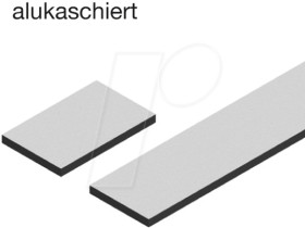 5BSMKA200125 Bautenschutzmatte, alukaschiert, 200x125x15 mm