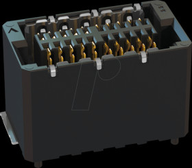 406-53120-51 Zero8 s straight 7.85mm shield 20-pin, socket, MID, shielded