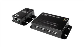 Ua0252 Extender Usb B/Usb A X4 O Długości 50M, Eth:5E,6
