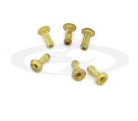 nit rurkowy mosiężny d2=3,9mm d1=1,9mm ( 2,2mm) L=6mm