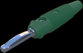 4 mm plug, screw connection, 1.5 mm², CAT O, green, 930058104