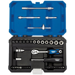 Draper Expert 16479 1/4&quot; Sq. Dr. Metric Multi-Drive&#xAE; Socket Set (43 Piece)