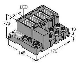 Akcesorium Turck TI-BL67-DPV1-S-6 1545108 1 szt.