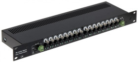 Tansformator VIDEO do szaf RACK 16xBNC TR-16/DC-RACK