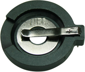 Battery holder for button cell Ø 20/24 mm, 1 cell, PCB mounting, BATTERIEHALTER 106