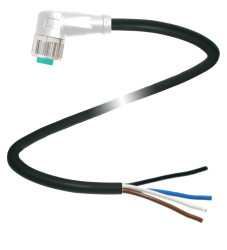 Pepperl+Fuchs 223119 Złącze konfekcjonowane czujnika/aktuatora V1-W-A2-BK20M-PUR-U, piny: 4, 20 m, 1 szt.