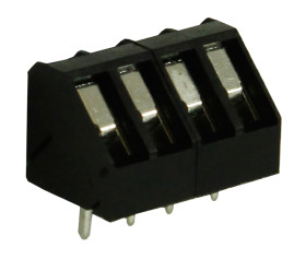 Klucz polaryzacyjny 4 -pinowe raster 5mm Przewlekany Męski RS PRO