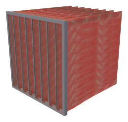 Filtr workowy wymiary rzeczywiste 490 x 592 x 635mm Filtr workowy wymiary 20 x 24 x 25cal