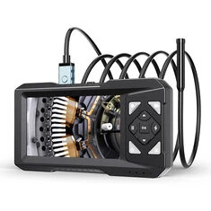 Endoskop przemysłowy ES01 4,3-calowy ekran 5M 1080P HD wodoodporna kamera inspekcyjna IP67 z kablem i akumulatorem ładowanym