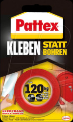 PXMT2 Klebeband, Kleben statt Bohren, weiß, 1,5 m