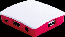 CASE PI3 A+ Housing for Raspberry Pi 3 A+, raspberry/white