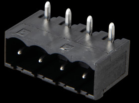 31230104 Box connector for AKL 249, 4-pin, spacing 5.08