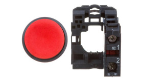 Przycisk Sterowniczy 22Mm Czerwony Z Samopowrotem 1R Wystający Xb5al42