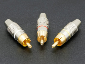 DIY RCA Plug - 3 Pack
