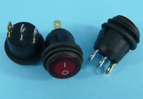 SMRS-101-5L 1A/12V 3-PIN POD.LED RED 12V