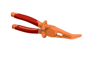 Szczypce z zagiętymi końcówkami Szczypce z zagiętymi końcówkami Penta długość całkowita: 235 mm Dwuskładnikowy (uchwyt)