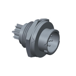 Złącze wielostykowe przemysłowe 6-pinowe Montaż tylny Wtyczka Amphenol Industrial