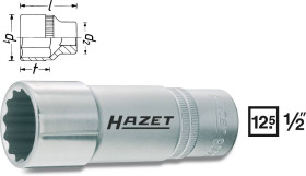 Hazet 900TZ-30 900TZ-30 zewnętrzny sześciokąt Nasadka 30 mm 1/2" (12.5 mm)