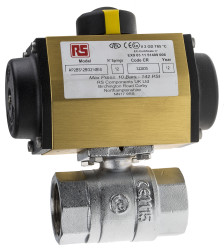 Zawór z pneumatycznym elementem wykonawczym RS PRO