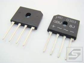 Mostek KBU8J (8A/600V) płaski YY Pbf