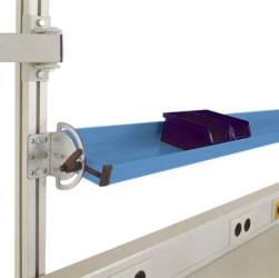 Manuflex LZ8314.5012 ESD Odchylana konsola ESD DLA UNIVERSAL i CANTOLAB, głębokość użytkowa 495 mm. Do szerokości stołu