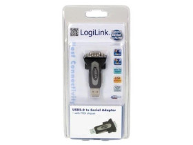 AU0034 Konwerter USB-RS232 D-Sub 9pin wtyk,USB A wtyk USB 2.0