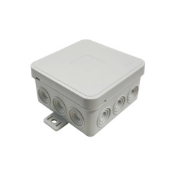 Puszka natynkowa 12-wlotowa wym/zew 75x75x41 mm IP54 szara ViPlast 035-03