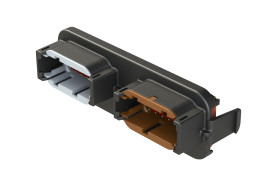 Złącze samochodowe 24-pinowe Amphenol Industrial 2-rzędowe Męski 7.5A Armor IPX Płytka drukowana Lutowane Złącze