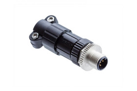 Przemysłowe złącza okrągłe 5-pinowe Mikro Montaż gwintowany Wtyczka Amphenol Industrial