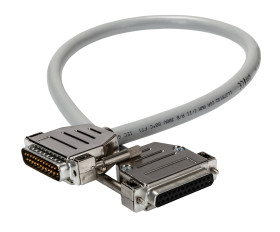 Kabel, długość 0.5m, złącze A: 25-stykowe D-sub, złącze B: 25-stykowe D-sub