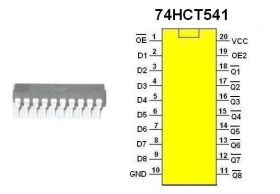 Układ cyfrowy 74HCT541
