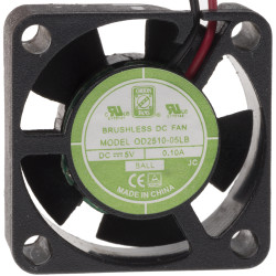 Wentylator osiowy 5 V DC DC 25 x 25 x 10mm 500mW 3.1m³/h 18dB 100mA