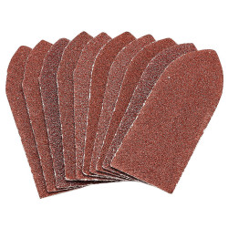 Draper 99260 Pack of Ten 60 Grit Hook &amp; Loop Alu Oxide Sanding Sheets (32x92mm)