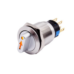 Przełącznik podświetlany LED 9-24V (żółty) 22mm