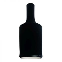 Silikonowa oprawka do żarówki E27 czarna