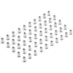 Draper 04054 Zinc Plated Threaded Insert Rivet Nuts, M8 x 1.25mm (Pack of 50)