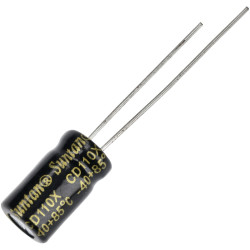 Suntan TS13DE1C221MSB0A0R 220uF 16V &#x2B;/-20% 6.3*11mm P:2.5mm Radial Alum Elec Cap