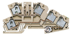 Złączka szynowa do odłączanych obwodów testowych Weidmuller poziomy: PotrójnyWciskane P raster: 5.1mm 20A 400 V