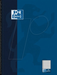 100050358 A4+ grid notepad with left-hand border, with holes