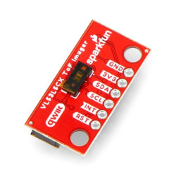 VL53L5CX Mini Time-Of-Flight Imager - czujnik odległości - 4000mm - I2C - Qwiic - SparkFun SEN-19013