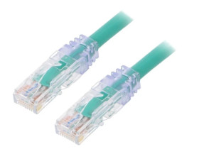 UTPSP1MGRY Patch cord TX6™ PLUS,U/UTP 6 linka Cu LSZH zielony 1m 24AWG