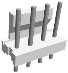 Złącze szpilkowe 4-pinowe raster: 3.96mm -rzędowe TE Connectivity Przewlekany 7.0A 600.0 V.