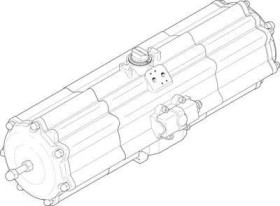 FESTO Napęd obrotowy 553209 DAPS-2880-090-RS2-F16-T6 Materiał obudowy: kute aluminium 1 szt.