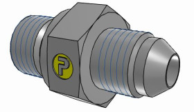 Złączka hydrauliczna, Złacze A: M14 męskie, Złacze B: UNF 1/2-20 męskie