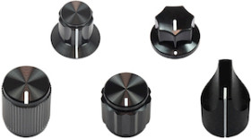 ACCK Control Knobs for Panel Potentiometers