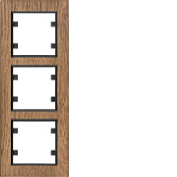 Lumina passion Ramka 3-krotna pionowa antyczny dąb WL9136