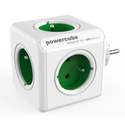 Rozgałęźnik elektr. 2100GN PowerCube Zielony elektryczny